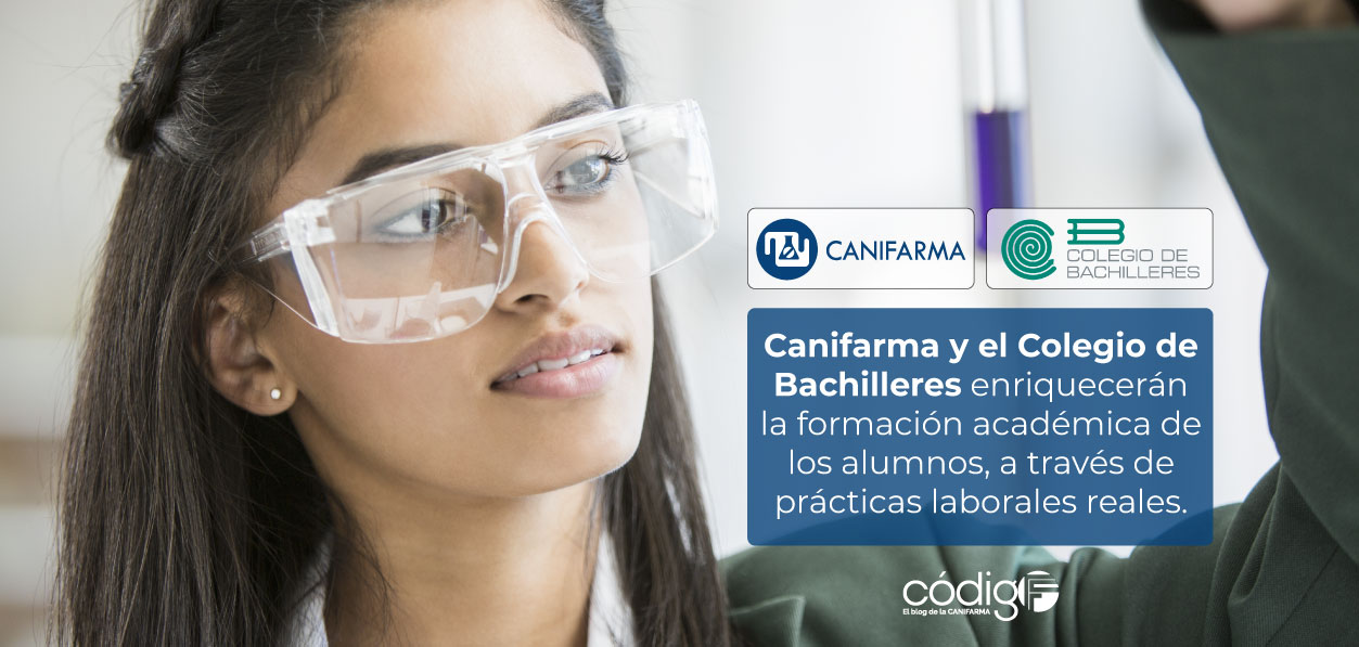 Canifarma y el Colegio de Bachilleres enriquecerán la formación académica de los alumnos, a través de prácticas laborales reales.
