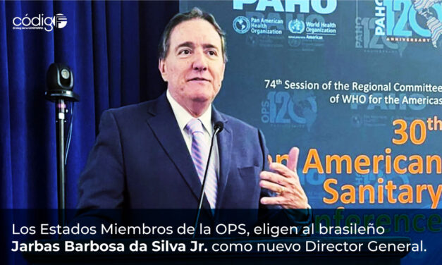 Los Estados Miembros de la Organización Panamericana de la Salud, eligen al brasileño Jarbas Barbosa da Silva Jr., como nuevo Director General.