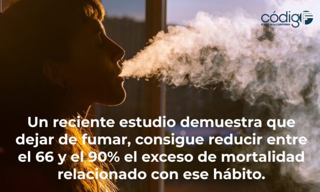Un reciente estudio demuestra que dejar de fumar, consigue reducir entre el 66 y el 90% el exceso de mortalidad relacionado con ese hábito.
