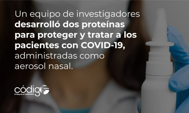 Un equipo de investigadores desarrolló dos proteínas para proteger y tratar a los pacientes con COVID-19, administradas como aerosol nasal.