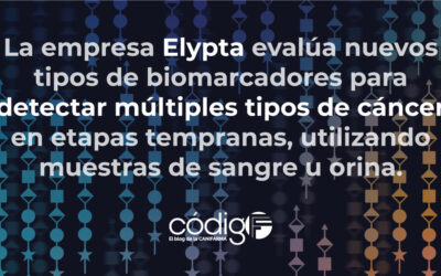 La empresa Elypta evalúa nuevos tipos de biomarcadores para detectar múltiples tipos de cáncer en etapas tempranas, utilizando muestras de sangre u orina.