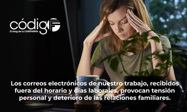 Los correos electrónicos de nuestro trabajo, recibidos fuera del horario y días laborales, provocan tensión personal y deterioro de las relaciones familiares.