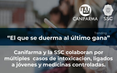 Canifarma colabora con la Secretaría de Seguridad Ciudadana de la CDMX para detener el consumo y acceso a medicamentos controlados sin prescripción médica.