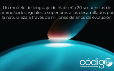 Un modelo de lenguaje de IA diseña 20 secuencias de aminoácidos, iguales o superiores a los desarrollados por la naturaleza a través de millones de años de evolución.
