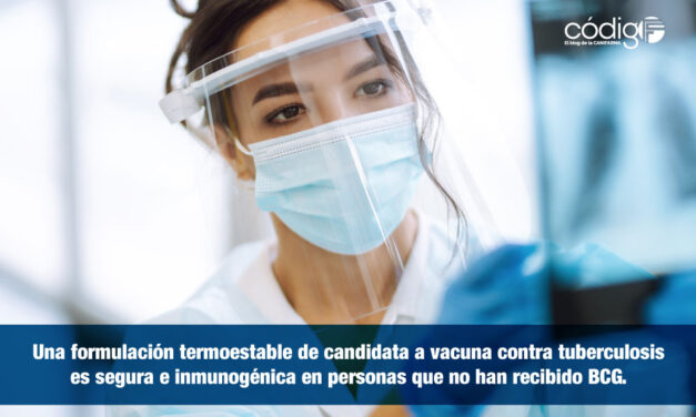Una formulación termoestable de candidata a vacuna contra tuberculosis es segura e inmunogénica en personas que no han recibido BCG.