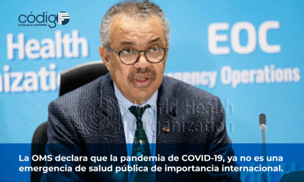 La Organización Mundial de la Salud, declara que la pandemia de COVID-19 ya no es una emergencia de salud pública de importancia internacional.