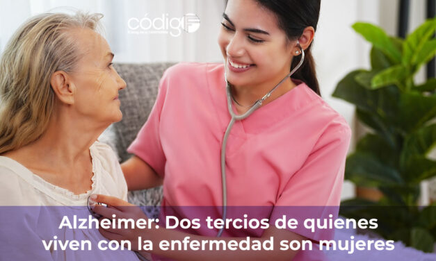 Alzheimer: Dos tercios de quienes viven con la enfermedad son mujeres.