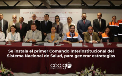 Se instala el primer Comando Interinstitucional del Sistema Nacional de Salud, para generar estrategias