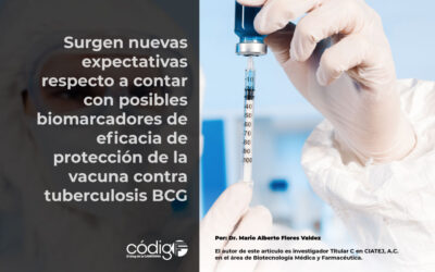 Surgen nuevas expectativas respecto a contar con posibles biomarcadores de eficacia de protección de la vacuna contra tuberculosis BCG