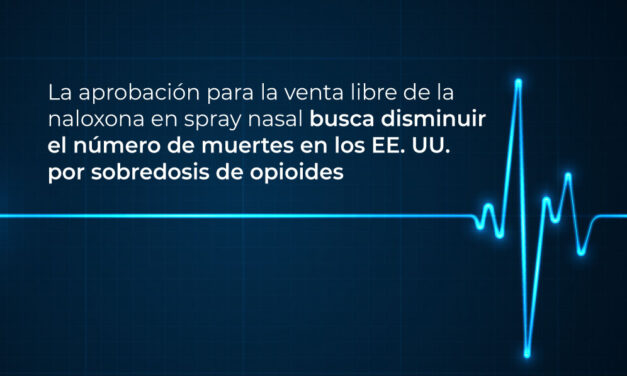 La aprobación para la venta libre de la naloxona en spray nasal busca disminuir el número de muertes en los EE. UU. por sobredosis de opioides