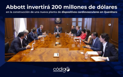 Abbott invertirá 200 millones de dólares en la construcción de una nueva planta de dispositivos cardiovasculares en Querétaro