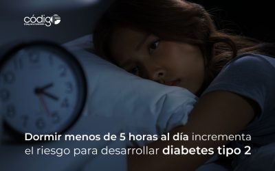 Dormir menos de 5 horas al día incrementa el riesgo para desarrollar diabetes tipo 2