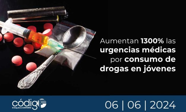 Aumentan 1300% las urgencias médicas por consumo de drogas en jóvenes