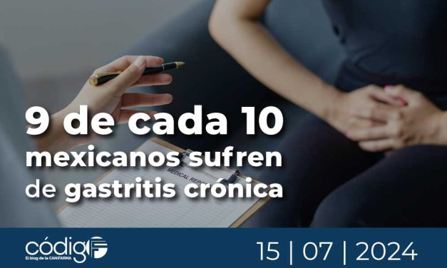 9 de cada 10 mexicanos sufren de gastritis crónica