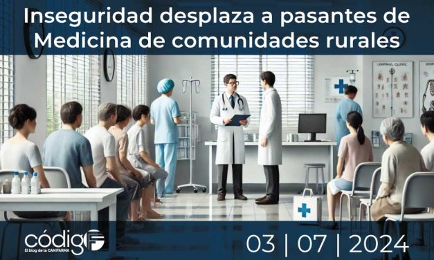 Inseguridad desplaza a pasantes de Medicina de comunidades rurales