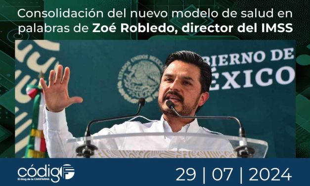 Consolidación del nuevo modelo de salud en palabras de Zoé Robledo, director del IMSS