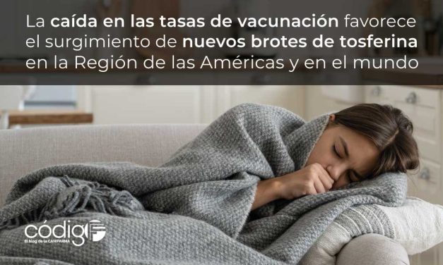 La caída en las tasas de vacunación favorece el surgimiento de nuevos brotes de tosferina en la Región de las Américas y en el mundo