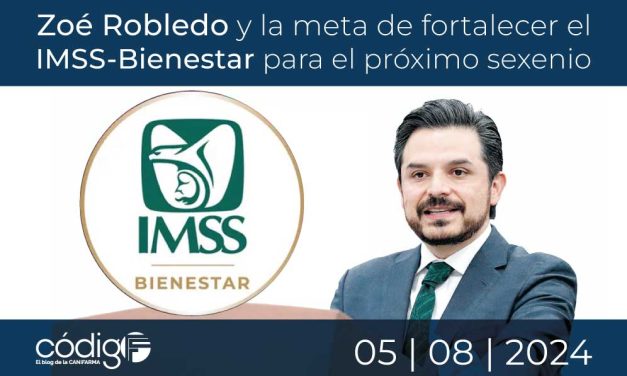 Zoé Robledo y la meta de fortalecer el IMSS-Bienestar para el próximo sexenio