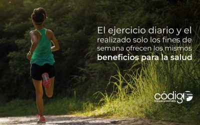 El ejercicio diario y el realizado solo los fines de semana ofrecen los mismos beneficios para la salud