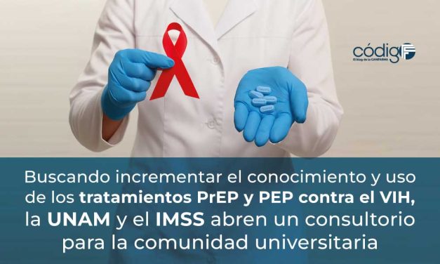 Buscando incrementar el conocimiento y uso de los tratamientos PrEP (Profilaxis Pre-Exposición) y PEP (Profilaxis Post-Exposición) contra el VIH, la UNAM y el IMSS abren un consultorio para la comunidad universitaria