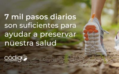 7 mil pasos diarios son suficientes para ayudar a preservar nuestra salud