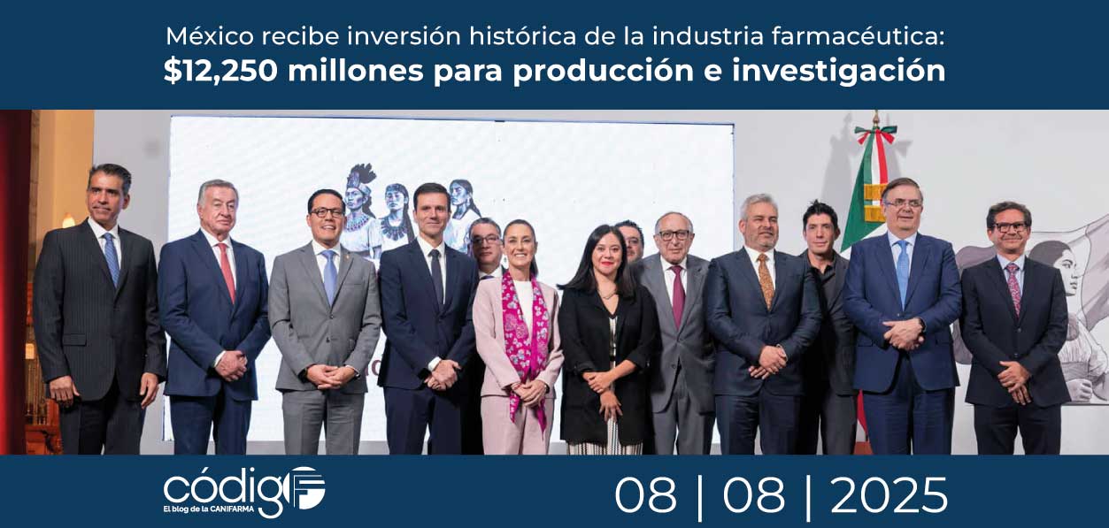 México recibe inversión histórica de la industria farmacéutica: $12,250 millones para producción e investigación