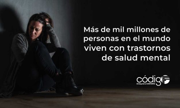 Más de mil millones de personas en el mundo viven con trastornos de salud mental