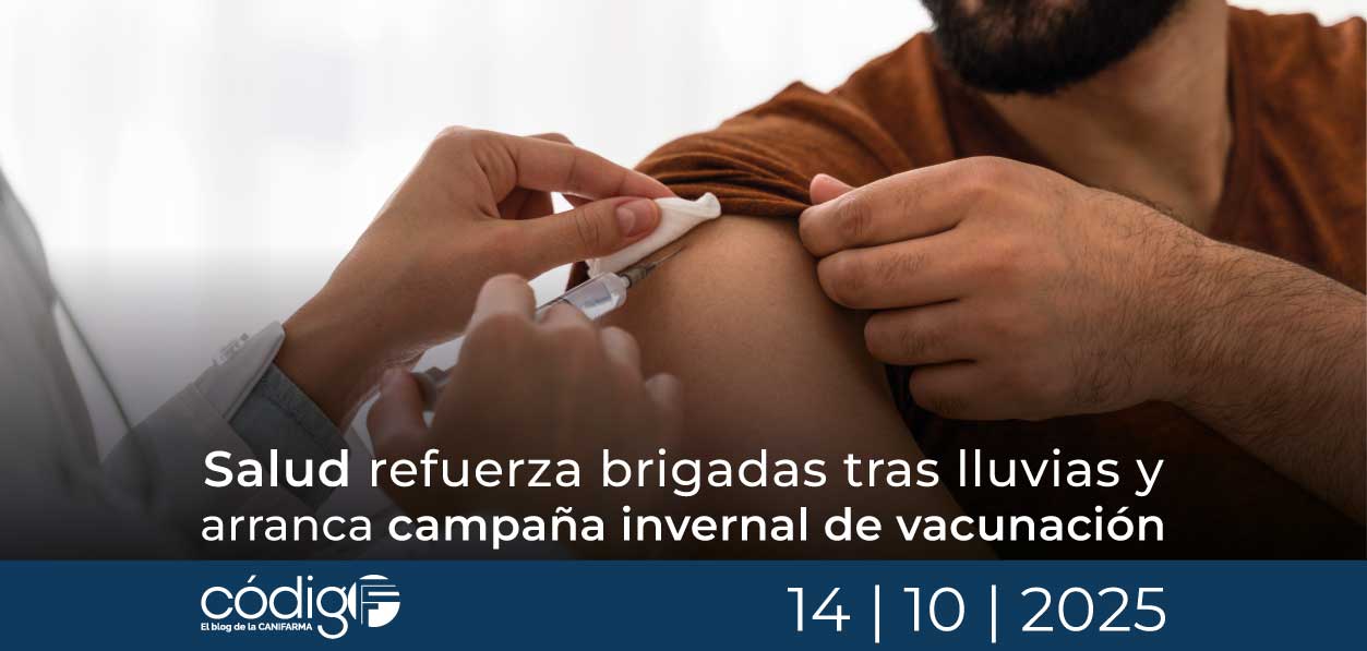 Salud refuerza brigadas tras lluvias y arranca campaña invernal de vacunación