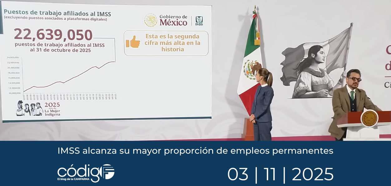 IMSS alcanza su mayor proporción de empleos permanentes
