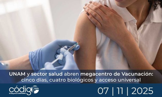 UNAM y sector salud abren megacentro de Vacunación: cinco días, cuatro biológicos y acceso universal