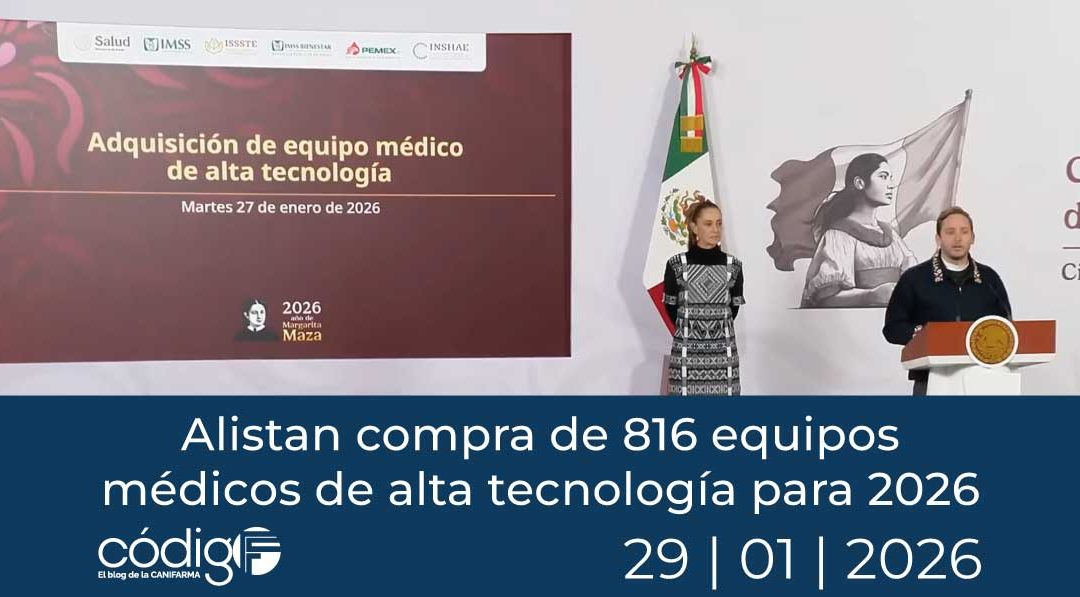 Alistan compra de 816 equipos médicos de alta tecnología para 2026