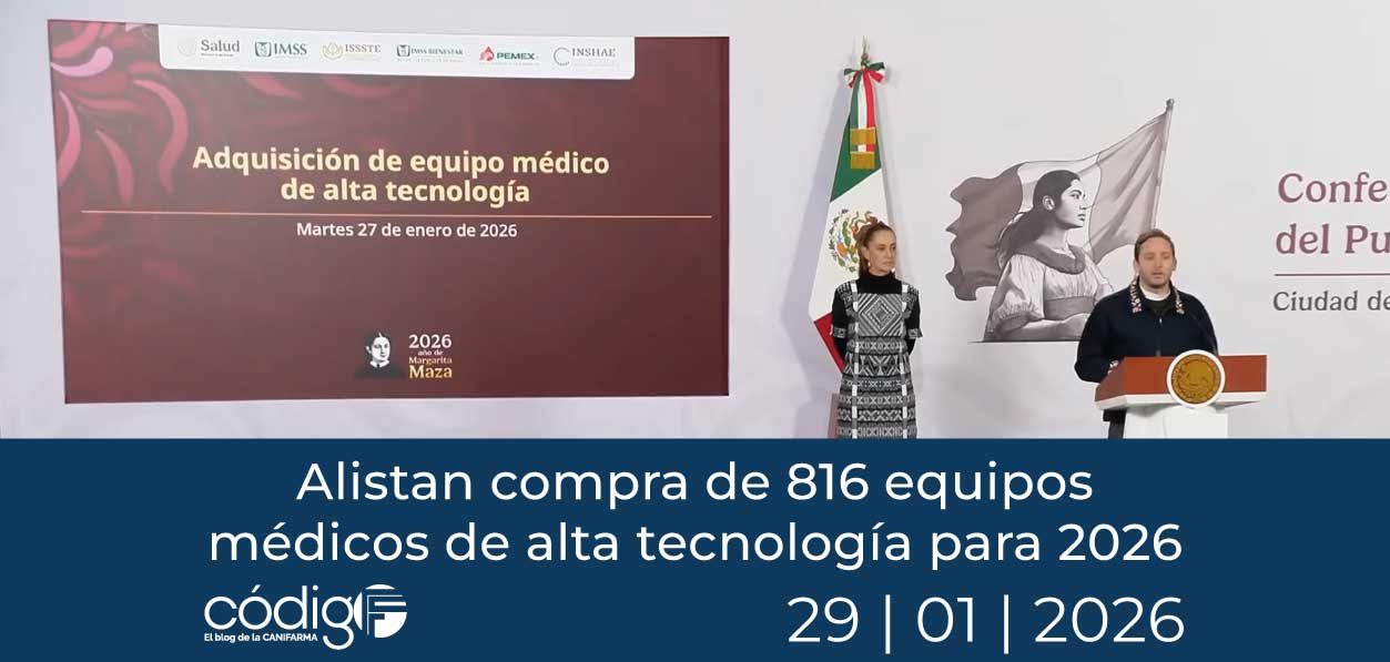 Alistan compra de 816 equipos médicos de alta tecnología para 2026