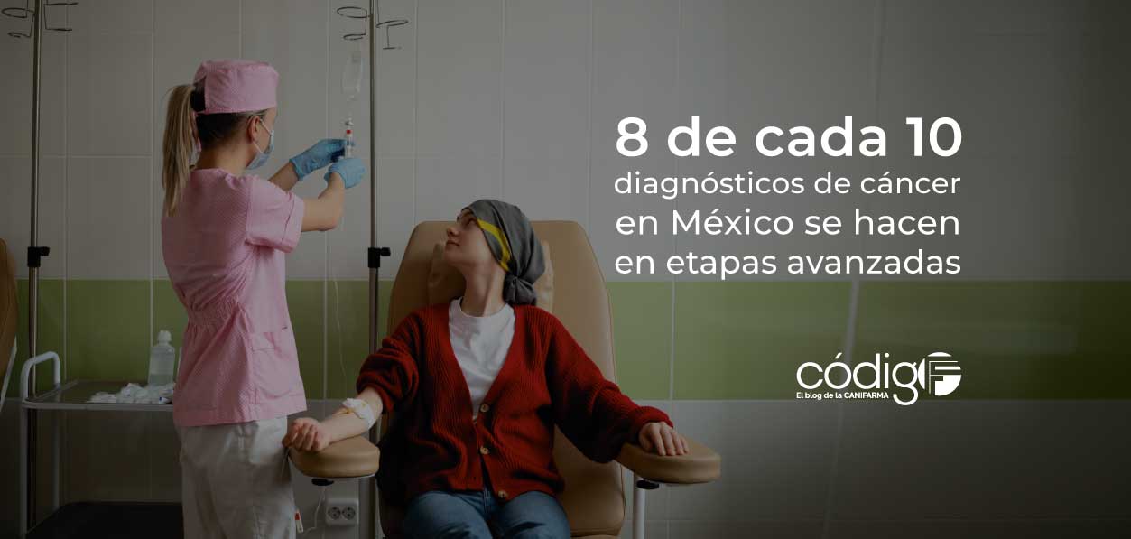 8 de cada 10 diagnósticos de cáncer en México se hacen en etapas avanzadas