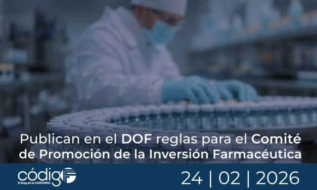 Publican en el DOF reglas para el Comité de Promoción de la Inversión Farmacéutica