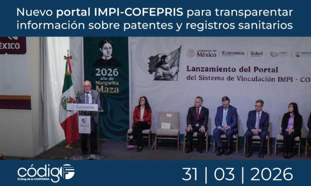 Nuevo portal IMPI-COFEPRIS para transparentar información sobre patentes y registros sanitarios