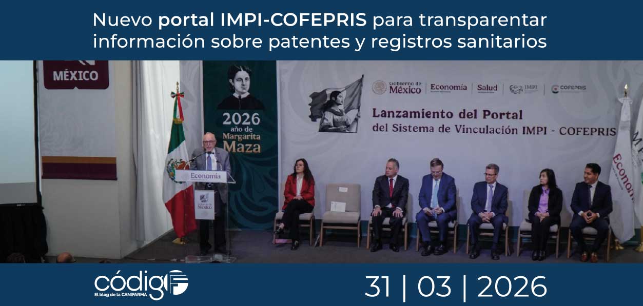 Nuevo portal IMPI-COFEPRIS para transparentar información sobre patentes y registros sanitarios