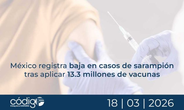 México registra baja en casos de sarampión tras aplicar 13.3 millones de vacunas