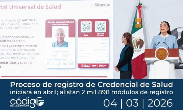 Proceso de registro de Credencial de Salud iniciará en abril; alistan 2 mil 898 módulos de registro