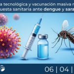 Vigilancia tecnológica y vacunación masiva refuerzan la respuesta sanitaria ante dengue y sarampión