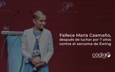 Fallece María Caamaño, después de luchar por 7 años contra el sarcoma de Ewing