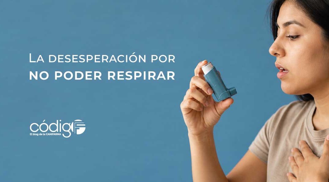La desesperación por no poder respirar