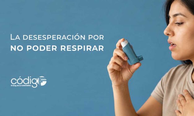 La desesperación por no poder respirar