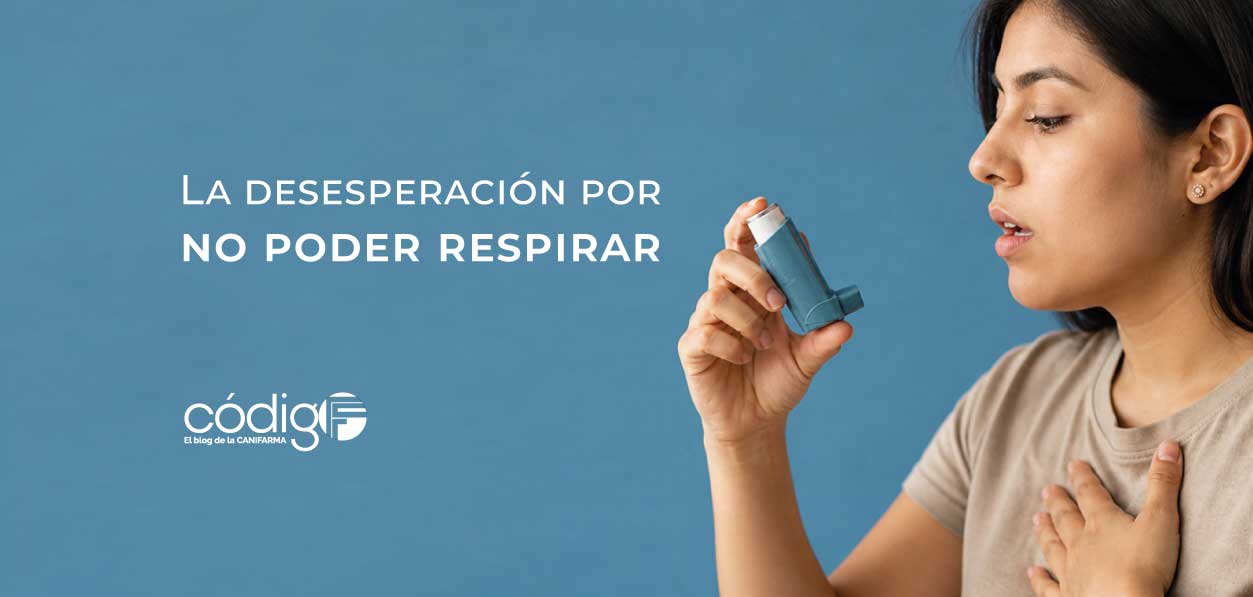 La desesperación por no poder respirar