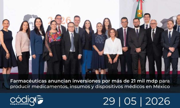 Farmacéuticas anuncian inversiones por más de 21 mil mdp para producir medicamentos, insumos y dispositivos médicos en México