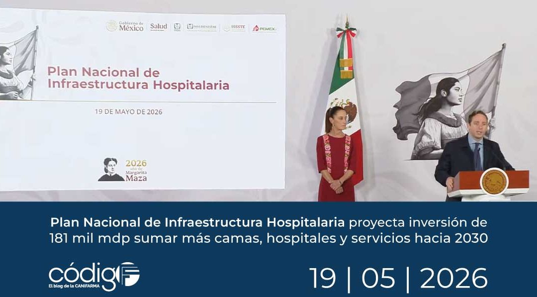 Plan Nacional de Infraestructura Hospitalaria proyecta inversión de 181 mil mdp sumar más camas, hospitales y servicios hacia 2030