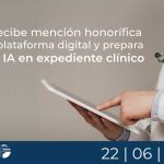 IMSS recibe mención honorífica por su plataforma digital y prepara uso de IA en expediente clínico