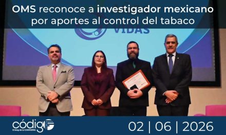 OMS reconoce a investigador mexicano por aportes al control del tabaco