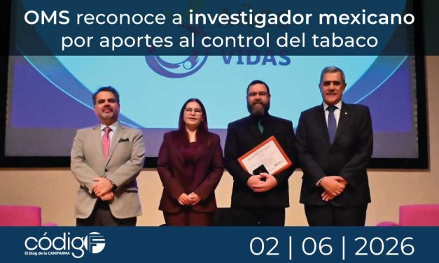 OMS reconoce a investigador mexicano por aportes al control del tabaco