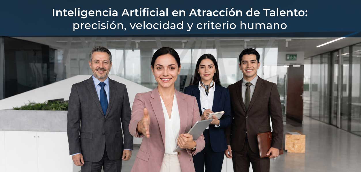 Inteligencia Artificial en Atracción de Talento: precisión, velocidad y criterio humano