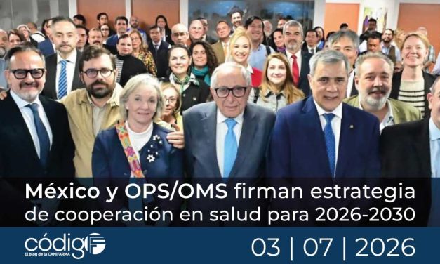 México y OPS/OMS firman estrategia de cooperación en salud para 2026-2030